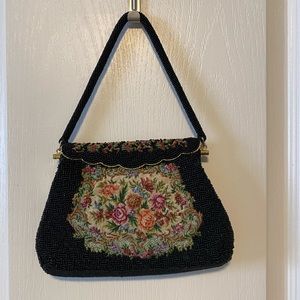 Vintage cross stitch bag